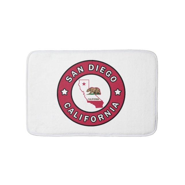 San Diego California Badematte (Vorderseite)