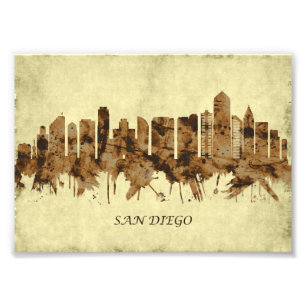 San Diego California Cityscape Fotodruck