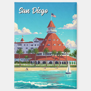 San Diego California Coronado Hotel Magnet