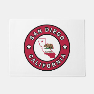 San Diego California Fußmatte