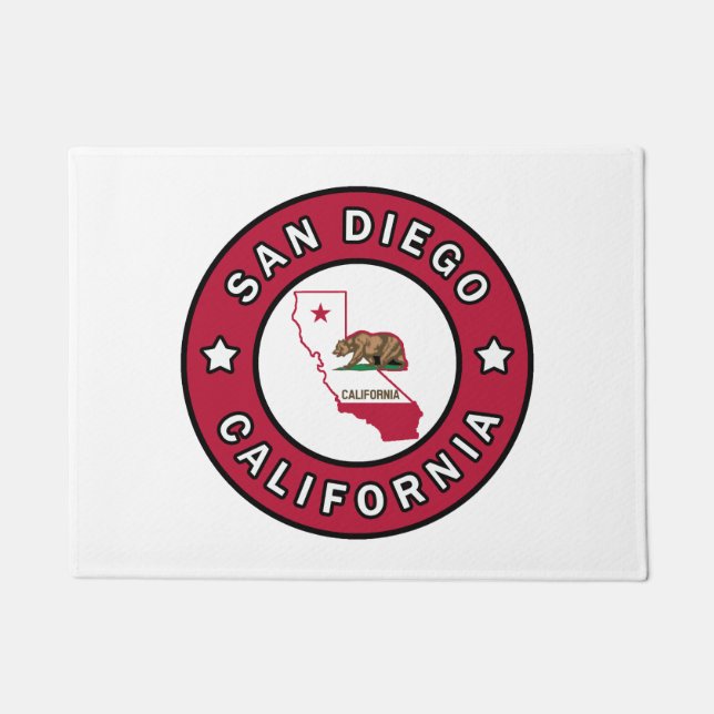 San Diego California Fußmatte (Vorderseite)