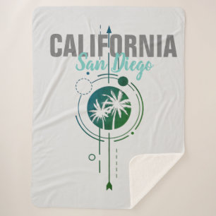 San Diego California Geometric Palms Sherpadecke