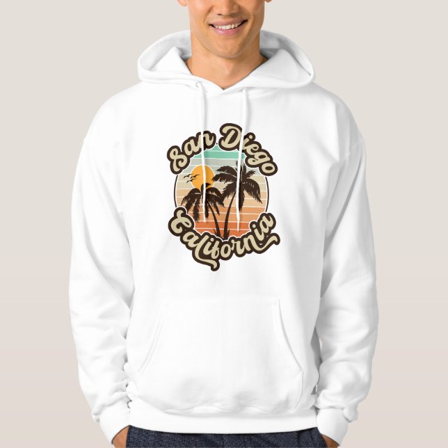 San Diego California Hoodie (Vorderseite)