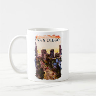 San Diego California Kaffeetasse