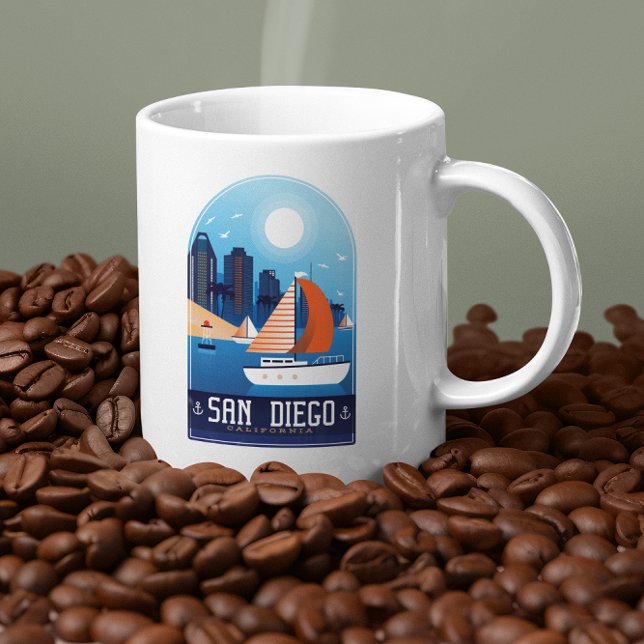 San Diego California Kaffeetasse (san diego california coffee mug)
