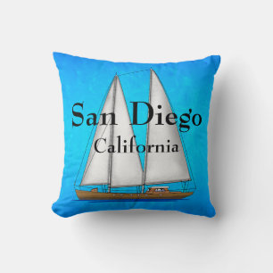 San Diego California Kissen