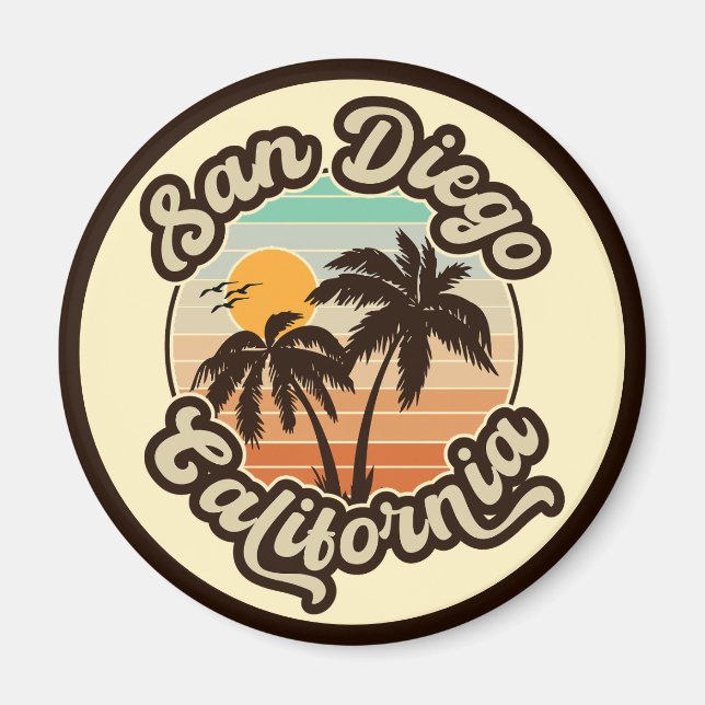 San Diego California Magnet (Vorne)