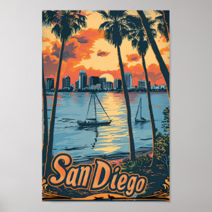 San Diego California Poster