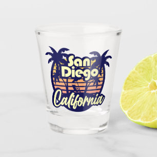 San Diego California Schnapsglas
