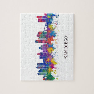 San Diego California Skyline Puzzle