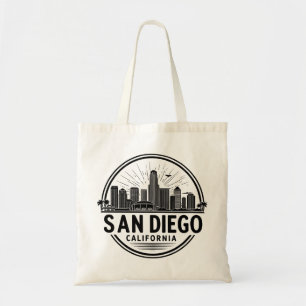 San Diego California Skyline Tragetasche