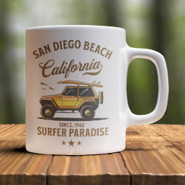 San Diego California Surfer's Eden Kaffeetasse