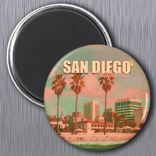San Diego California Vintag Souvenirs der 50er Jah Magnet