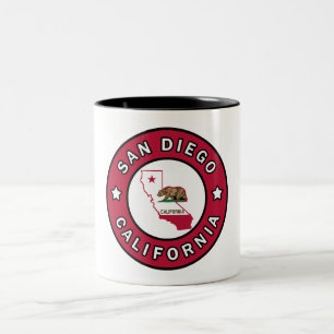 San Diego California Zweifarbige Tasse