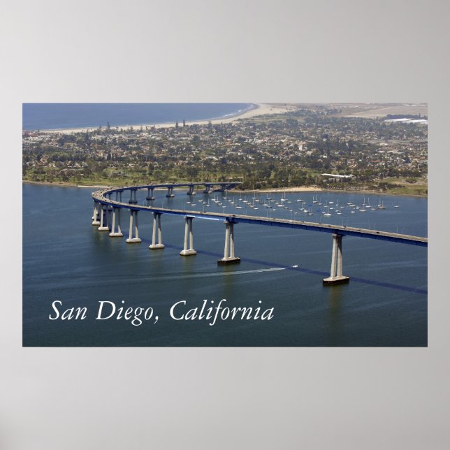 San Diego Coronado Bridge Poster (Vorne)