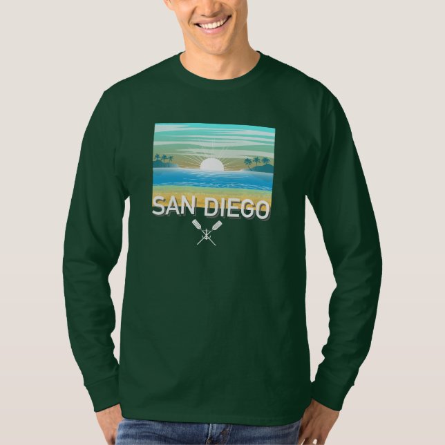 San Diego Design - Basic Long Sleeve T - Shirt (Vorderseite)