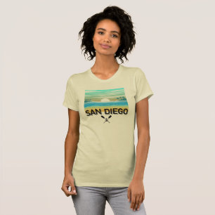 San Diego Design - Damen Bella+Canvas Slim Fit T T-Shirt