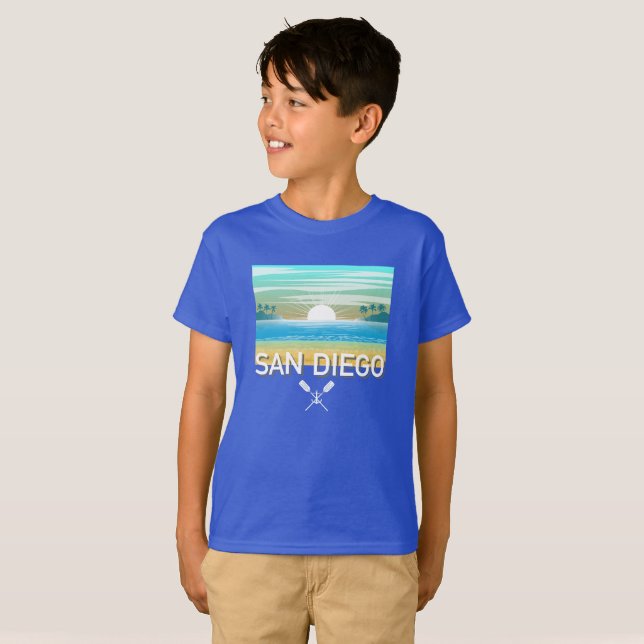 San Diego Design - Kids' Basic T - Shirt (Vorne ganz)