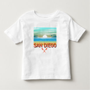 San Diego Design - Kleinkind Fine Jersey T - Shirt