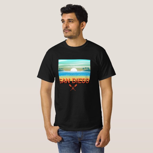 San Diego Design - Männerwert-T - Shirt (Vorne ganz)