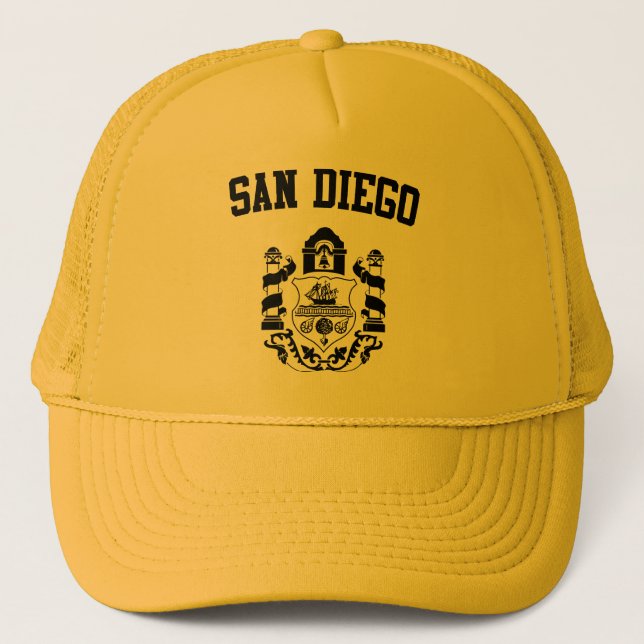 San Diego Emblem Truckerkappe (Vorderseite)