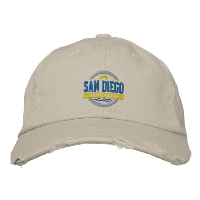 San Diego enthüllte Baseballkappe Bestickte Baseballkappe (Vorderseite)