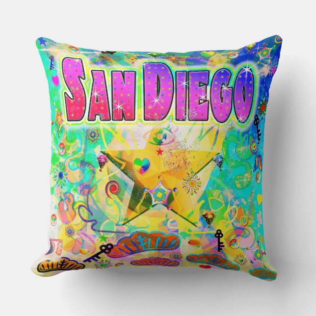 San Diego Epoch Hour Pillow Kissen (Vorderseite)
