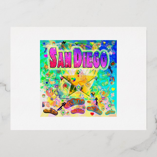 San Diego Epoch Hour Postkarte (Vorderseite)