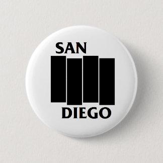 San Diego/Flagge-Parodie-Punkknopf Button