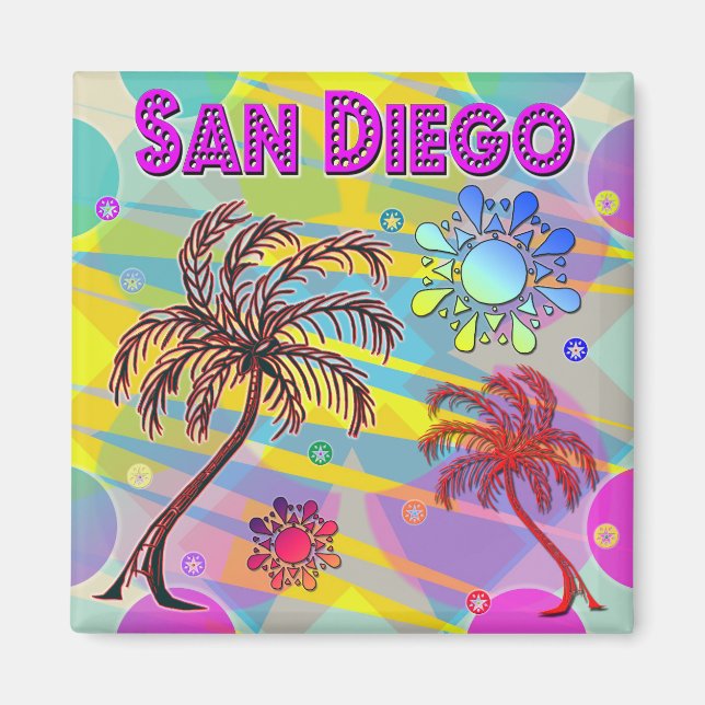 San Diego Happy and Hope Magnet (Vorne)