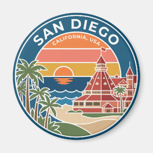 San Diego Hotel del Coronado Sonnenuntergang USA Magnet