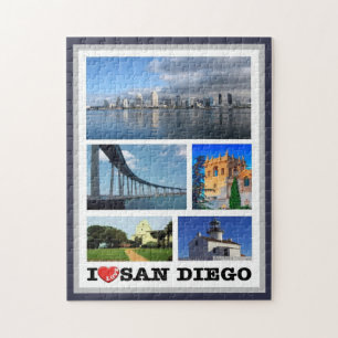 San Diego - I Liebe - Vereinigte Staaten - Puzzle