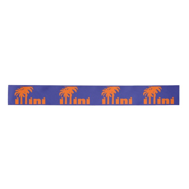 San Diego Illini Ribbon Satinband (Vorderseite)