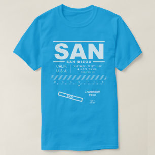 San Diego International Airport SAN T - Shirt