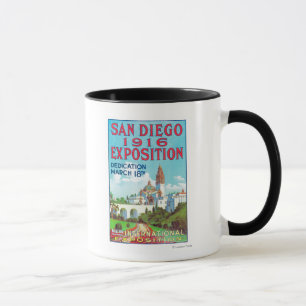 San Diego internationales Ausstellungs-Plakat Tasse