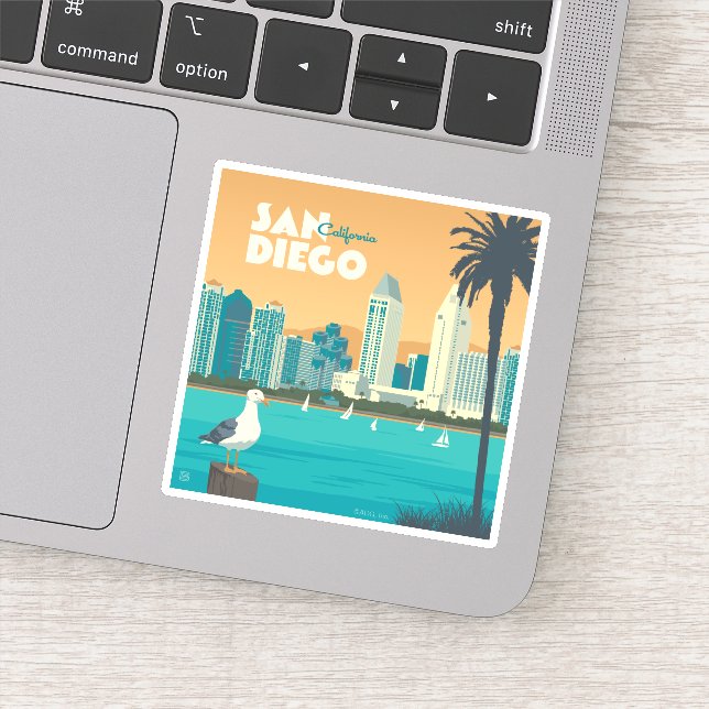 San Diego, Kalifornien Aufkleber (Detail)