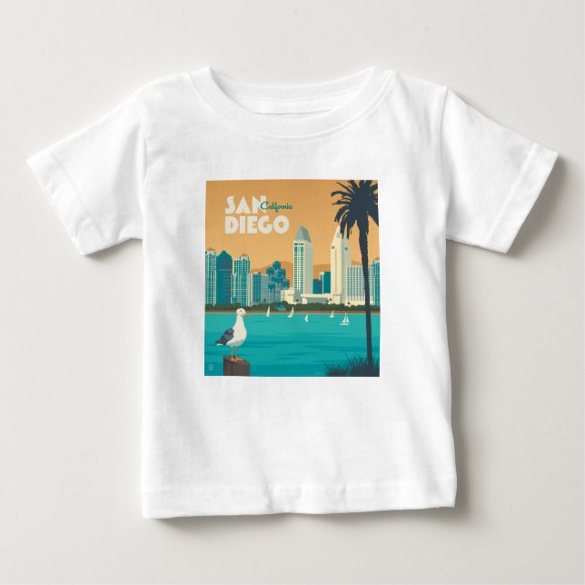 San Diego, Kalifornien Baby T-shirt (Vorderseite)
