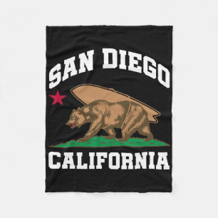 San Diego Kalifornien Bär Surfen Surfer Fleecedecke