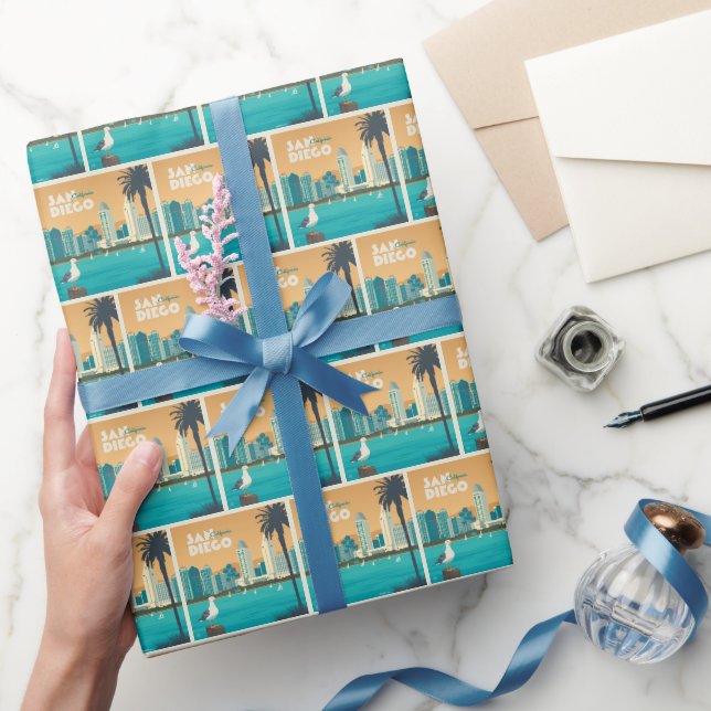 San Diego, Kalifornien Geschenkpapier (Schenken)