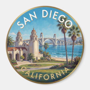 San Diego Kalifornien Küstenreise Magnet