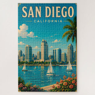 🌊 San Diego Kalifornien Küstenstadt Ansichten Puzzle