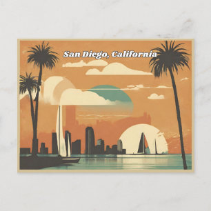 San Diego, Kalifornien Postkarte