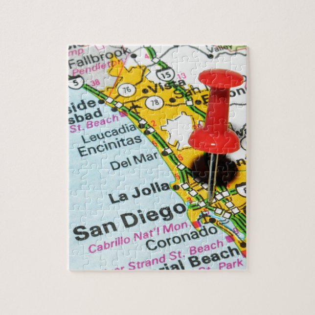San Diego, Kalifornien Puzzle (Vertikal)