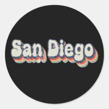 San Diego Kalifornien Retro abgenutzte Kunst