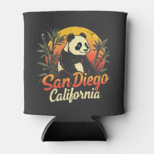 San Diego Kalifornien Retro Sonnenuntergang Vintag Dosenkühler