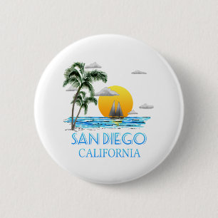 San Diego Kalifornien Segeln Button