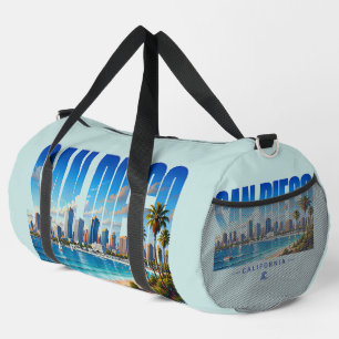 San Diego Kalifornien Skyline Küstenstadt Reise Duffle Bag