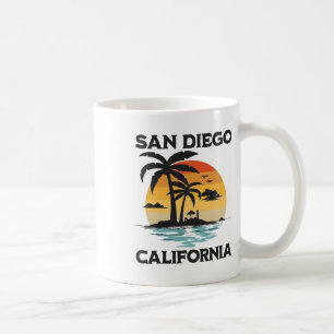 San Diego Kalifornien Strand Surfen Sommer Urlaub Kaffeetasse