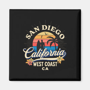 San Diego Kalifornien Strand Surfen Sommer Urlaub Magnet