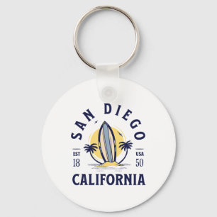 San Diego Kalifornien Strand Surfen Sommer Urlaub Schlüsselanhänger